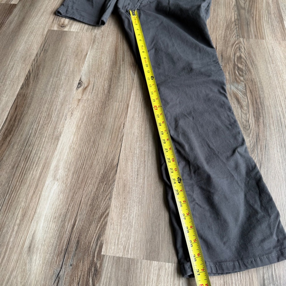Ariat Rebar M4 Relaxed Straight Leg Work Pants Mens 30x32 Gray Canvas Utility - Picture 5 of 9